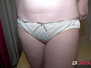 Short Hair Japanese Amateur Gets Creampie in Wet Pussy from Vibrator Play