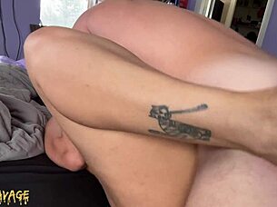 big booty arabic girl rides that white guy hard until he covers her ass in cum