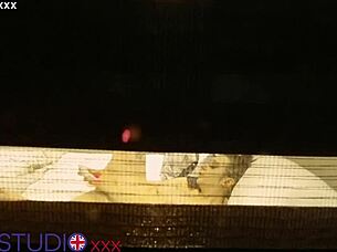 You Catch Your Busty British Neighbor Masturbating Solo With Her Big Natural Tits Exposed