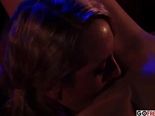 i love this wild sex party in a restaurant with hot babes stripping in lingerie