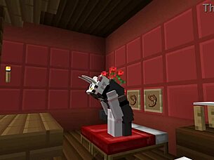 I love having Minecraft lesbian sex with a cute girl