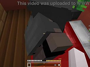 I love having Minecraft lesbian sex with a cute girl