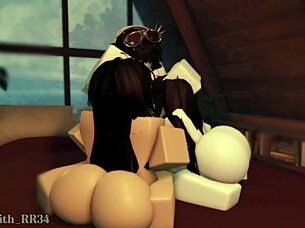 Threesome action with two fans in wild group session