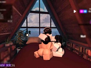 Threesome action with two fans in wild group session