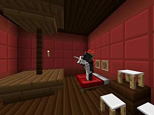 I love having Minecraft lesbian sex with a cute girl