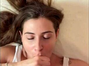 Blonde petite pregnant teen in hardcore home sex