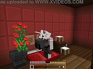 I love having Minecraft lesbian sex with a cute girl