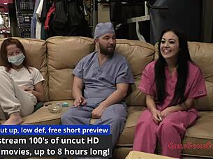 What Happens When Nurse Blaire Celeste Becomes Human Guinea Pig in Hospital Fetish Scene?