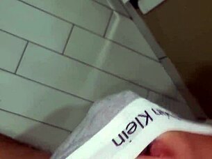 amateur girl rides huge dildo in bedroom with dirty talk and ass shaking for christmas cumshot