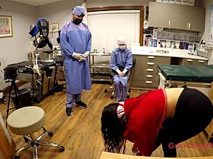 What Happens When Nurse Blaire Celeste Becomes Human Guinea Pig in Hospital Fetish Scene?