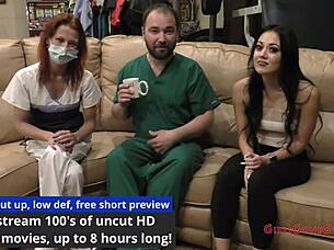 What Happens When Nurse Blaire Celeste Becomes Human Guinea Pig in Hospital Fetish Scene?