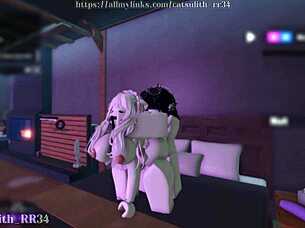 hey her virgin friend came by wanting leftovers so we had rough sex with cumshot 😏🍆