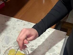 I Feel So Overwhelmed Swallowing And Gagging On That Huge Load In Her Throat