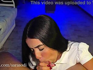 latina student bends over for doggystyle creampie from teacher in miniskirt and shoes