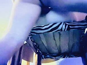 Texas couple enjoys high chair shaved pussy fuck