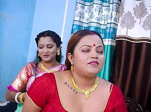 two desi mallu local women engage in intense hardcore session with delivery boy while alone at home in this full movie narrative