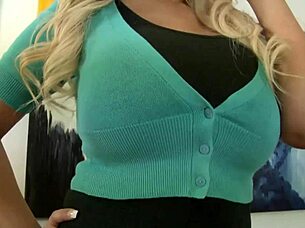 Busty step mom Bridgette B takes big black cock in interracial titty fuck.