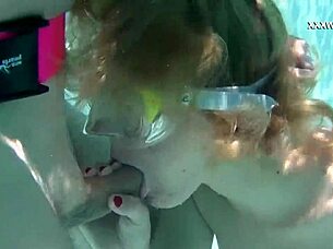 Feeling all the passion with cum everywhere from Cruz's blowjobs in pool.