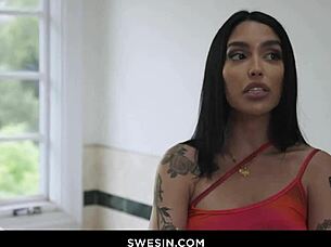 Vanessa Sky Tyler Cruise In Latina Small Tits Interracial Bedroom Fucking!