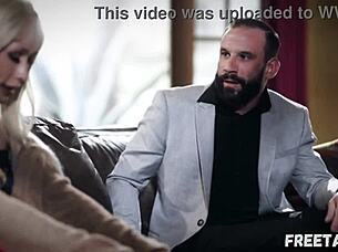 Transsexual Beauty Gets Anal Fucked Hard by Big Cock in Creampie Action