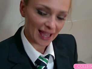 oh yeah, that blonde cutie ivana sugar takes the teacher's cock deep in her tight ass.