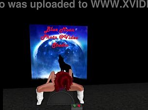 dee experiences intense solo ride on sybian machine in private setting