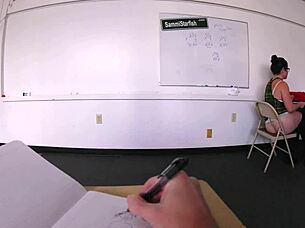 Milf Teacher Enjoys Intense Classroom Anal With Teasing And Gaping Moments