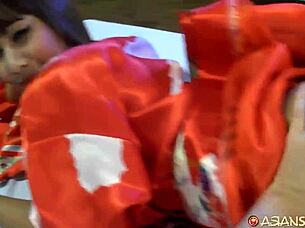 What If Busty Japanese Geisha In Love-Hotel Uses Wet Mouth And Tight Pussy To Satisfy?