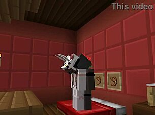 I love having Minecraft lesbian sex with a cute girl