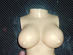 i uh dolly asks for double penetration in tight ass and i cum on her tits oops