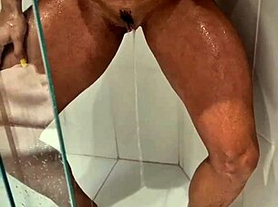 i give cute latina a blowjob after her bath and we get wild with anal action