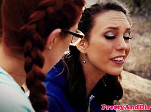 Whoa, check out this redhead milf getting assfucked in a steamy ffm threesome with glamour vibes