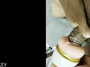 i can't stop this extreme jerking session with my fleshlight, feeling every intense moment