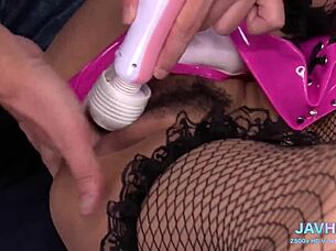 Amateur Fucking Japanese Chick In Stockings With Legs Spread And Pantyhose Ripped For Pussy Action