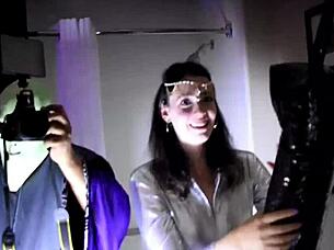 chloe faye gets a wild interracial surprise with black cock pounding at the nightclub in extended action