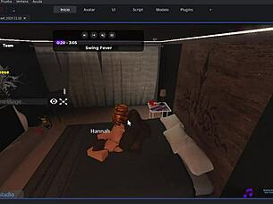 someone enjoys a wild encounter with this gringa in roblox adventures