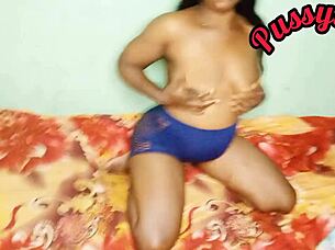 ebony bbw swallows big cock in deepthroat action from xxx naija porn videos with pussylick295