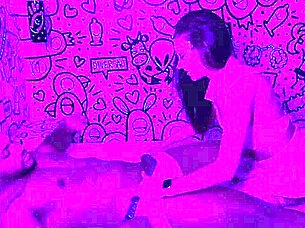 Skinny teen brunette takes massive cock deep after school with choking and cumshot