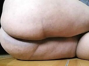 i can't get enough of this hot tranny's solo ass play with sexy feet teasing me endlessly