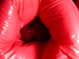 I feel so thrilled riding this dinosaur toy deep in my ass, moaning wildly.