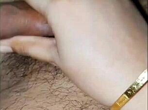 priya teases by rubbing that cock until cum flows in slow motion homemade intimacy