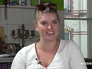 azubi from düsseldorf passionately masturbates with big natural tits on camera for all to see