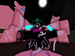 whats up with whorblox and ralsei adventures