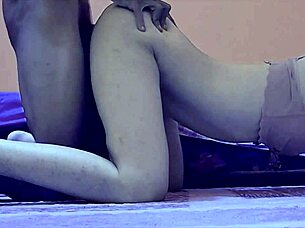 Black Penis Pounds Pussy Hard Until Cum Fills Inside