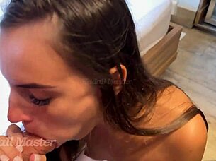 Whoa, this skinny brunette amateur has the most delicious tight pussy getting pounded in homemade doggystyle.