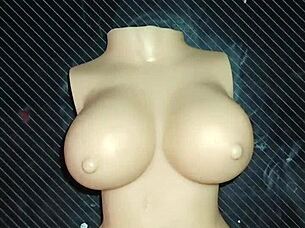 i uh dolly asks for double penetration in tight ass and i cum on her tits oops