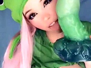 In a steamy encounter, cute lesbians explore intense anal sex in this 2021 scene.