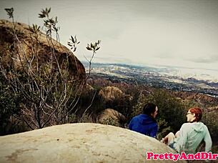 Whoa, check out this redhead milf getting assfucked in a steamy ffm threesome with glamour vibes