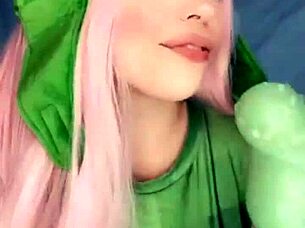 In a steamy encounter, cute lesbians explore intense anal sex in this 2021 scene.