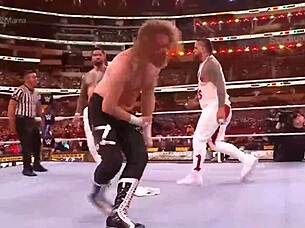 hey kevin owens and sami zayn battle the usos at wrestlemania 39